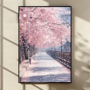 Kyoto Cherry Blossom Print: Japanese Wall Art (Digital Download)