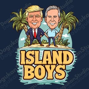 Funny Island Boys Trump Epstein PNG, Jeffrey Epstein Meme Design, Anti Trump Digital Graphic, He’s On The List Download