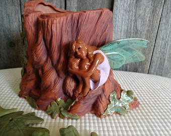 Small Fairy Planter in Terracotta