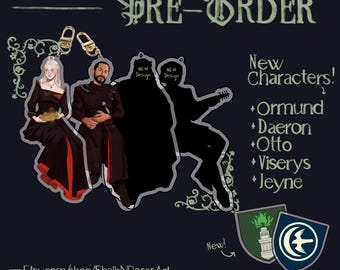 PRE-ORDER - House of The Dragon Keychains