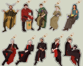 Porte-clés en acrylique Un chevalier des sept royaumes