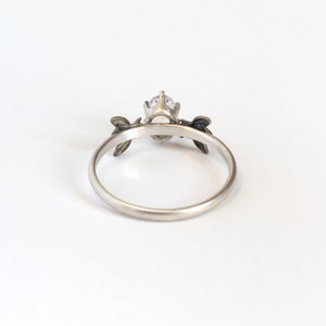 Moonstone bee ring, with round or oval stone image 5
