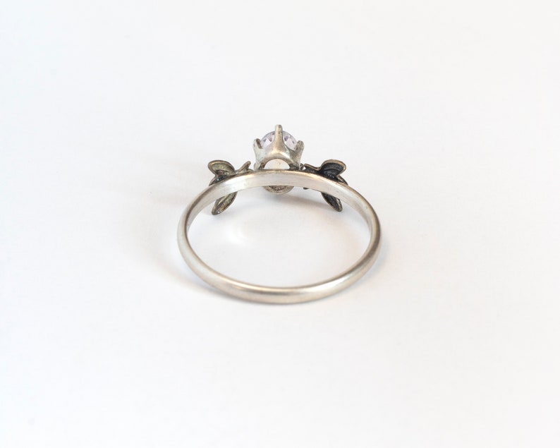 Moonstone bee ring, with round or oval stone image 5