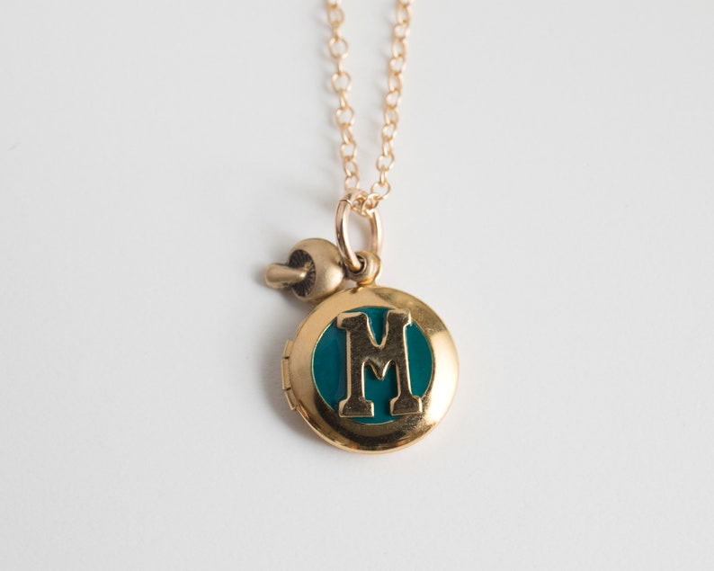 Mushroom Charm Jewelry, Personalized Initial Monogram Jewelry, Hippy Herbalist Necklace, Tiny Photo Locket Single Locket