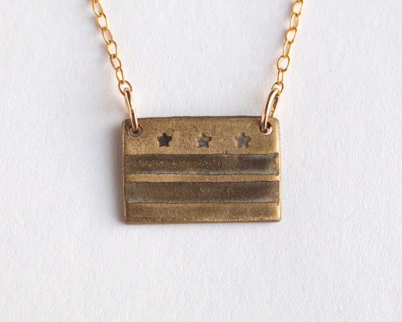 DC Necklace Washington Jewelry Washington DC Necklace DC Etsy