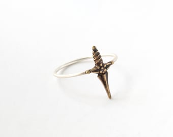 Dagger Knife Ring, Sword Jewelry,  Tiny Charm Rings, Fantasy Medieval Theme Ring