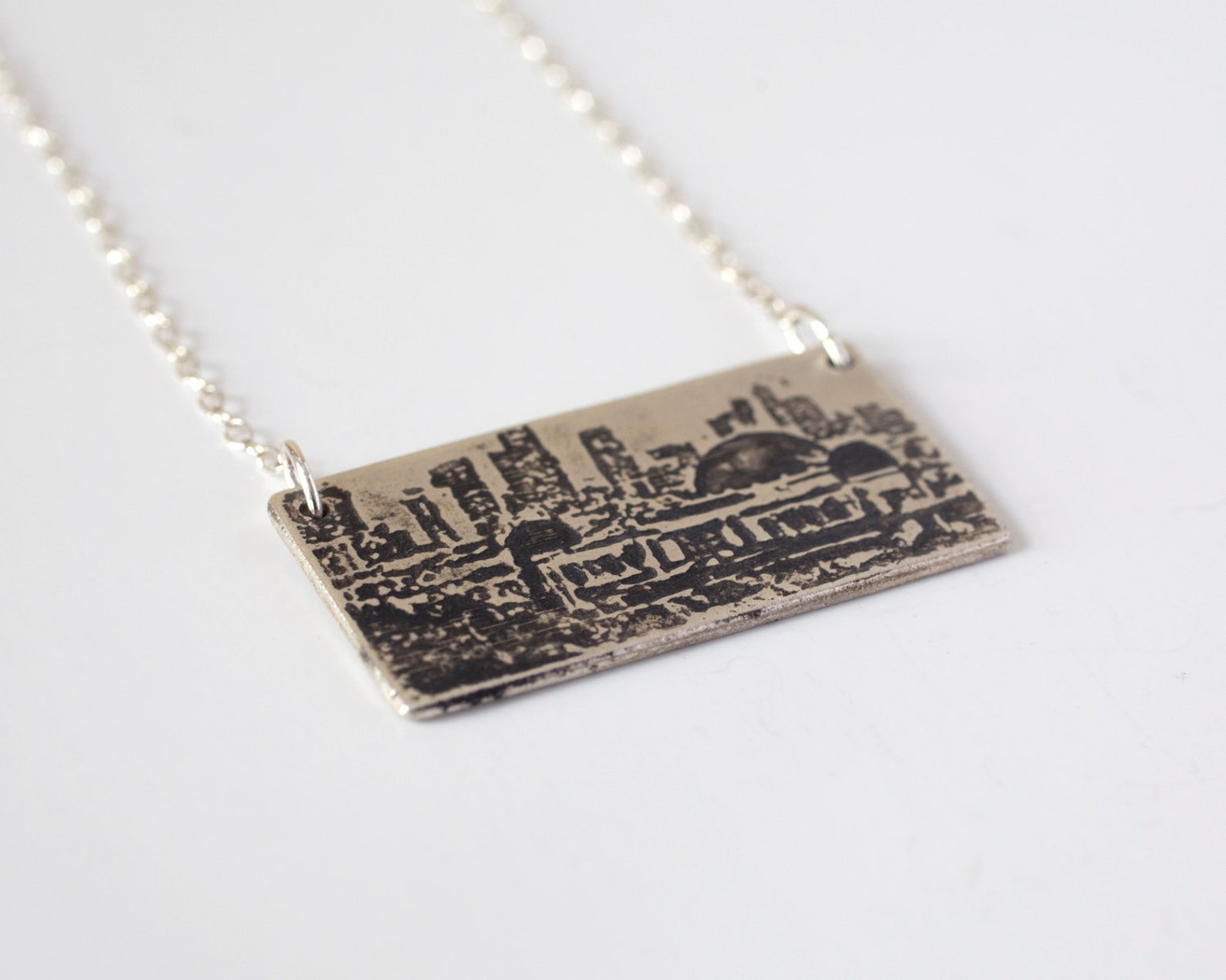 Los Angeles Necklace L.A. Jewelry Los Angeles Skyline Etsy