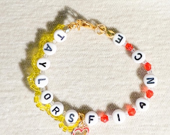 TAYLOR SWIFT® Travis Kelce (Tayvis) Kansas City Chiefs Bracelets