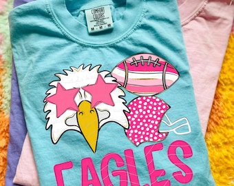 Mascotte des aigles PNG | Designer original | Téléchargement instantané | Football | Mascottes | Jour du match | Téléchargement instantané | Aigle | Ballon de football | DTF