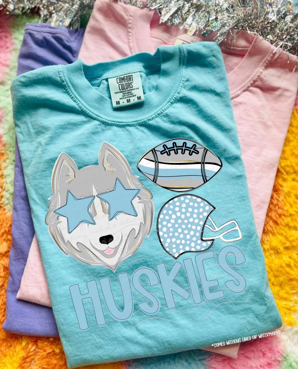 Huskies Mascot PNG | Original Designer | Instant Download | Football | Mascots | Game Day | Instant Download | Husky | Foot Ball | DTF