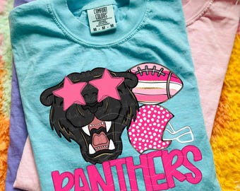 Panthers Mascot PNG | Original Designer | Instant Download | Football | Mascots | Game Day | Instant Download | Panther | Foot Ball | DTF