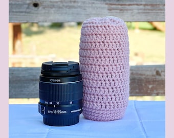 Crochet Camera Lens Case Pattern – Protective Cover (PDF Download)