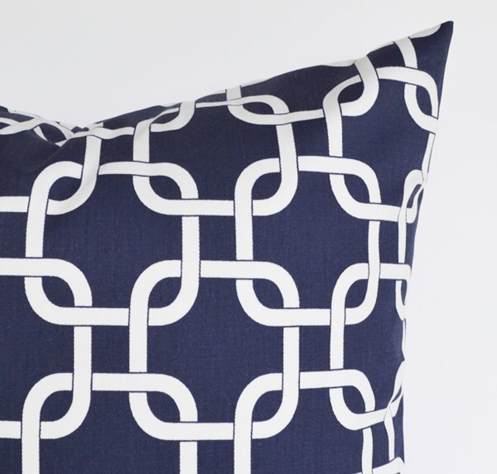 Nautical Pillow Covers Throw Pillows Decorative Pillow Navy Etsy
