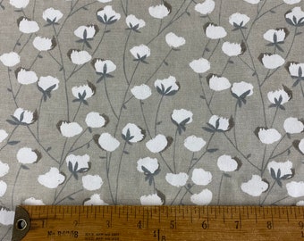 Premier Prints Home Decor Fabric Cotton Fields Gray 1yd Remnant
