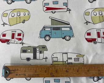 Premier Prints Home Decor Fabric Vintage Camper BTY