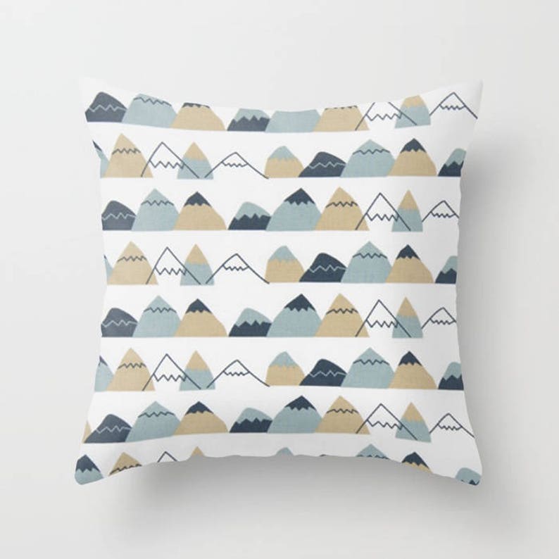 Mountain Pillow Cover Cabin Pillows Etsy