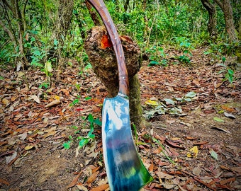 16.5 Inch Hand Forged Villagers Using Axe | Ready To Use | Handmade Axe