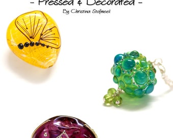 Blown Hollow Beads - Pressed & Decorated