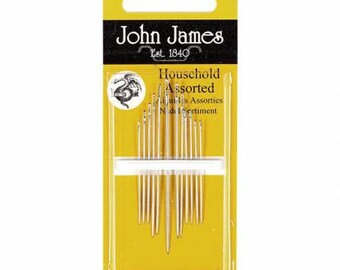 John James Household Assorted Needles 12ct