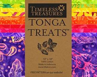 Tonga Batik Gumdrop, 10in Squares