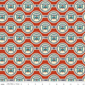 Vw bus fabric | Etsy