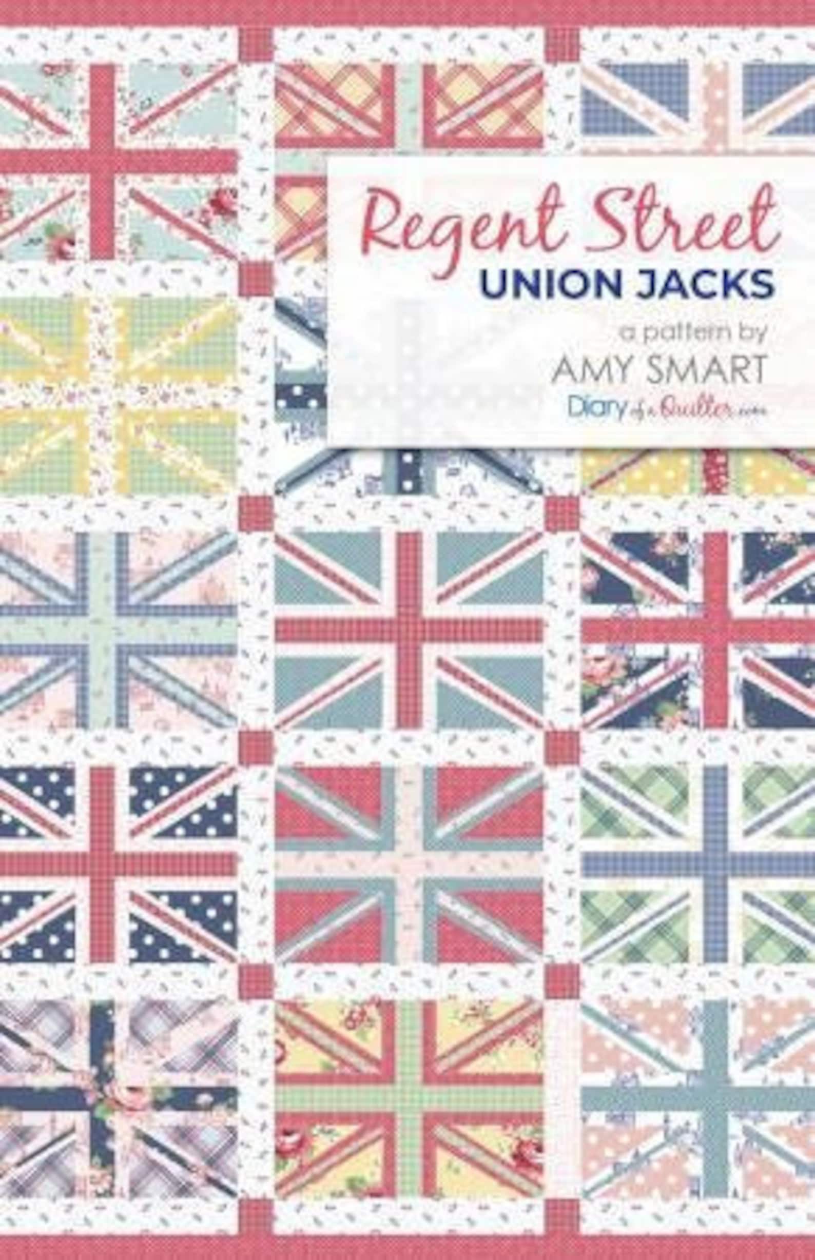 Regent Street Union Jacks Quilt Pattern Etsy