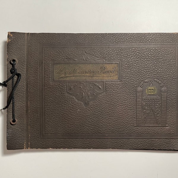 My Memory Book - 1932 Photo and Autograph Album - Memphis, Tennessee