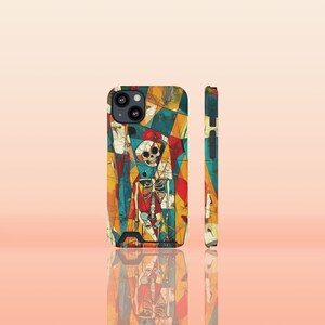 Funda de teléfono esqueleto con tarjetero, funda para iPhone 13, funda samsung S22, S21