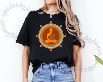 Meditation Vibes Unisex Tee - Relaxed Fit, Yoga Gift, Inner Peace, Mindfulness, Spiritual Wear