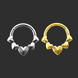 Chrome Hearts Hinged Segment Clicker Ring | G23 Grade Titanium | 16G (1.2mm) | Available in Titanium and Gold PVD | Gift For Her