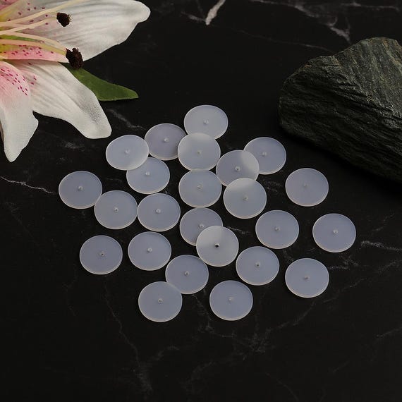 EO Sterilized Piercing Healing Disks | Clear Soft Medical-Grade TPE | 3mm, 5mm, 6mm | Ethylene Oxide Sterile | Soft Transparent Silicone
