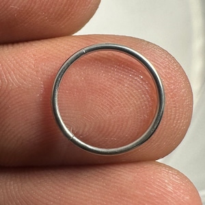 316L Surgical Steel Classic Segment Clicker Ring - 20G (0.8mm) - Available in Steel, Gold, Rose Gold Black PVD and Rainbow Anodized Finishes