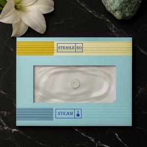 Discos de cicatrización para piercings esterilizados con óxido de etileno (EO) / TPE suave y transparente de grado médico / 3 mm, 5 mm, 6 mm / Estériles con óxido de etileno / Silicona suave y transparente imagen 9