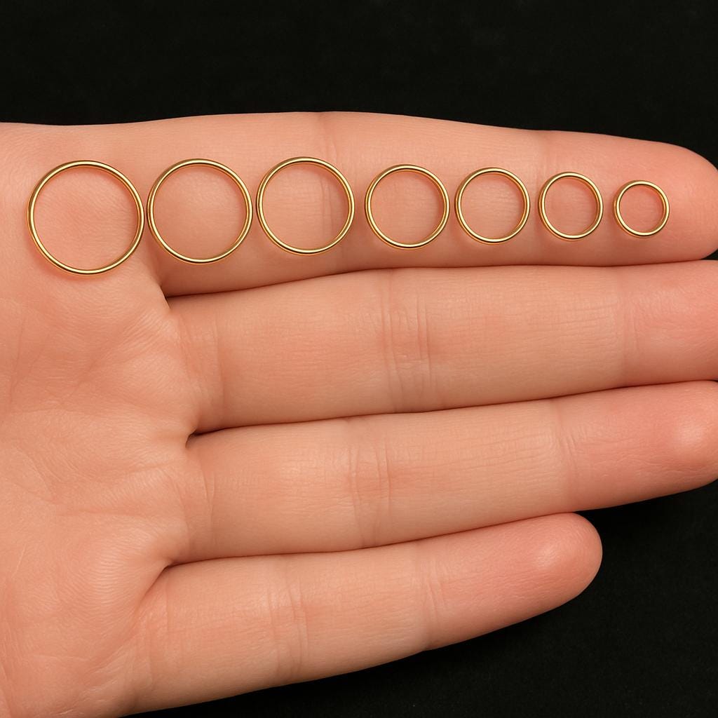 9k gold ring - Etsy 日本