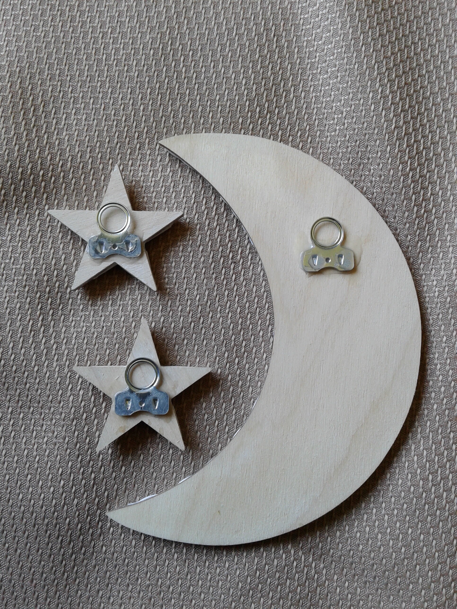 Moon and Stars Mosaic Wall Decor Set - Etsy