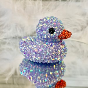 Purple Rhinestone Rubber Duck, Truck Accessories, Car Accessories, Ducking, Cruise Duck, Unique gift, Bedazzeled Duck, Diamond Duck