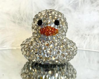 Rhinestone Duck: Car Dashboard Accessories, off road and cruising collectible