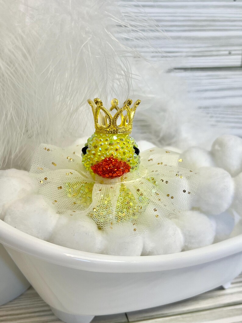 Rhinestone Rubber Duck, Truck Accessories, Car Accessories, Ducking