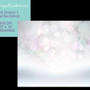 Bokeh Digital Backdrop, Digital Background, Bokeh Dream Backdrop, Soft Pastel, Background for photographers