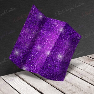 May include: A purple glitter background with sparkling highlights. The design is a vibrant, textured surface with a scattering of glitter particles and star-shaped accents. The overall effect is a shimmering, eye-catching design.