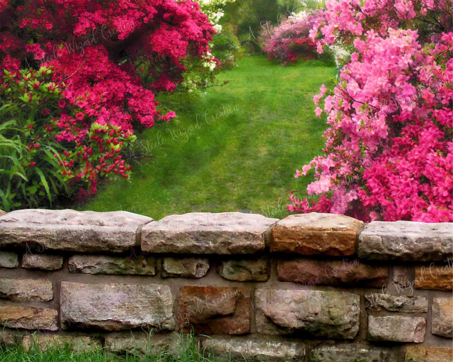 Summer Spring Digital Backdrop Digital Background - Etsy