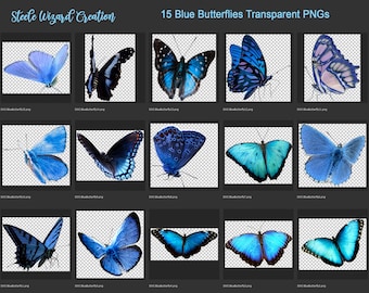 Butterfly Overlays, Colored Butterflies, Butterfly Clipart, Butterfly Clipart, Photoshop Butterfly, Photo PNG Clipart, commercial use