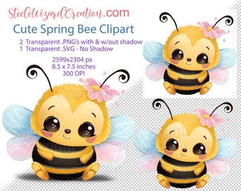 Queen Bee SVG PNG Files for cutting machines, Clipart Sublimation, Cute Honey Bee Clipart, Bee Graphic, Commercial Use, Bee SVG