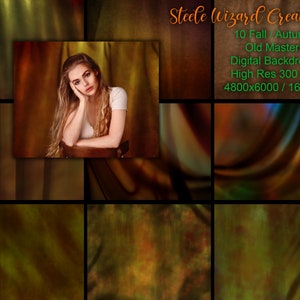 Fall Digital Backdrops, Autumn Backgrounds, Old Masters Backdrops, Texture Overlay, Photography Texture, Digital Backdrops