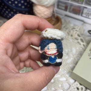 Handmade Caitlyn Amigurumi Doll – Arcane Inspired Mini Crochet Figure