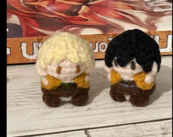 Handmade Mini reiner braun or Berholdt from Attack on Titan - 4 cm