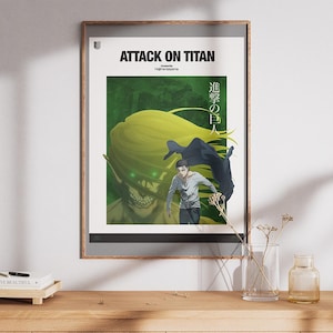 Attack on Titan Poster, Attack on Titan Print, Attack on Titan Wall Art, AOT Poster, Shingeki No Kyojin