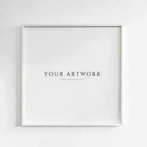 Square Frame Mockup | White frame | Psd Mockup Frame | Single Frame Mockup