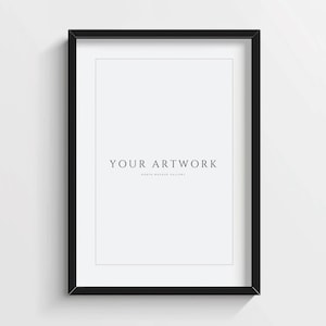2x3 Frame Mockup | Vertical Frame Mockup | Black frame | Psd Mockup Frame | Single Frame Mockup