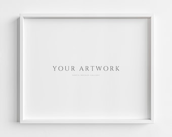 4x3 Frame Mockup | Horizontal Frame Mockup | White frame | Psd Mockup Frame | Single Frame Mockup